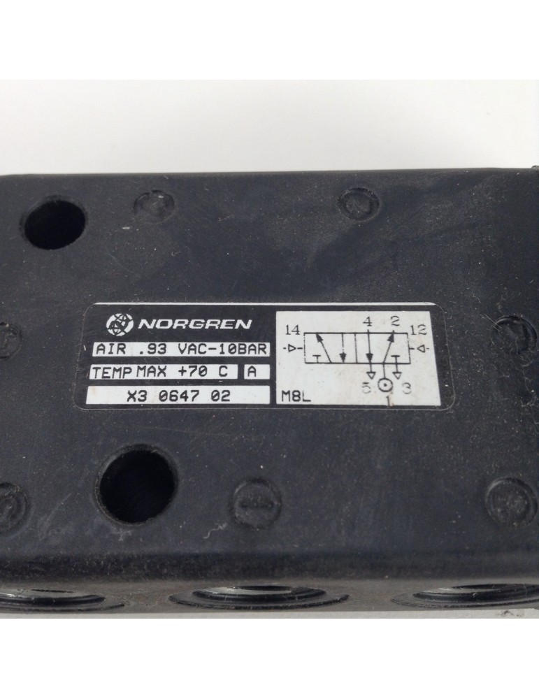 Valvola Pneumatica NORGREN Super X Series X3064702 – 5/2 Doppio Pilota 1/4 BSP