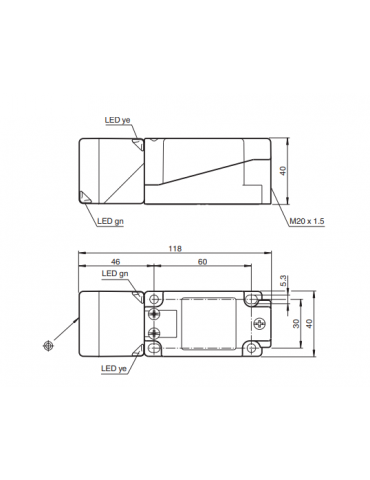 Detector de proximidad Pepperl+Fuchs NBB20-U1-B3B | Velfair 2