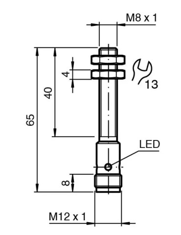 SENSOR INDUCTIVO NBB2-8GM40-A2-V1 PEPPERL+FUCHS 2