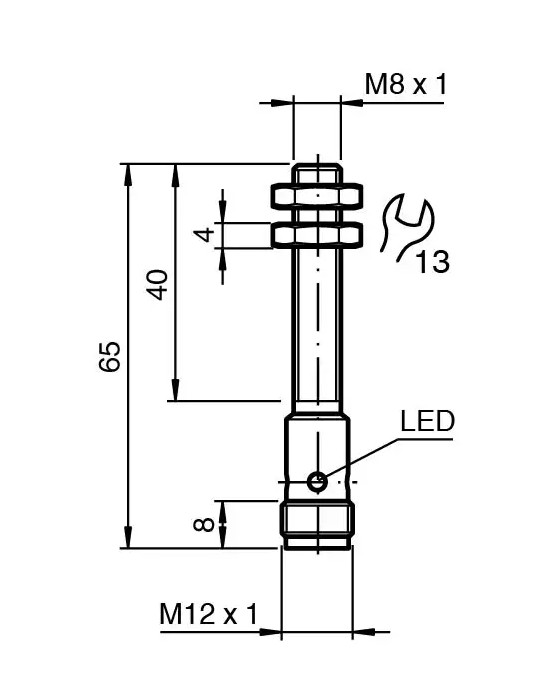 SENSOR INDUCTIVO NBB2-8GM40-A2-V1 PEPPERL+FUCHS