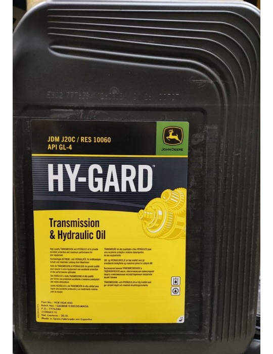 ACEITE HIDRAULICO JOHN DEERE HY-GARD|VELFAIR