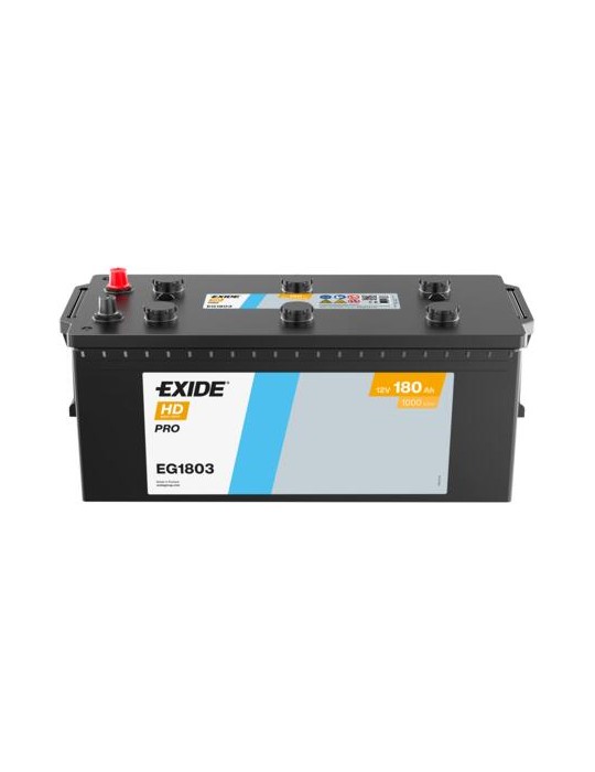 BATERIA EXIDE HD PRO EG1803 180Ah POSITIVO IZQUIERDA