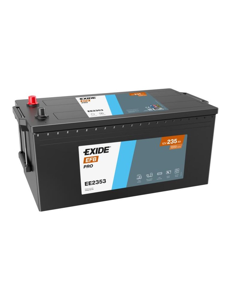 BATERIA EXIDE EFB PRO EE2353 12V 235Ah 1200A(EN)